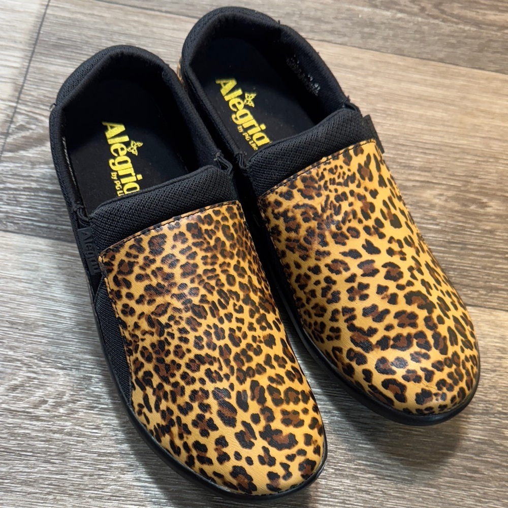 Alegria Cheetah Print flats Sneakers woman’s 41 (s70) - Picture 8 of 9